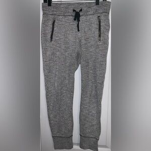 American Eagle Gray Jogger Pants Size S Zipper Pocket Athleisure